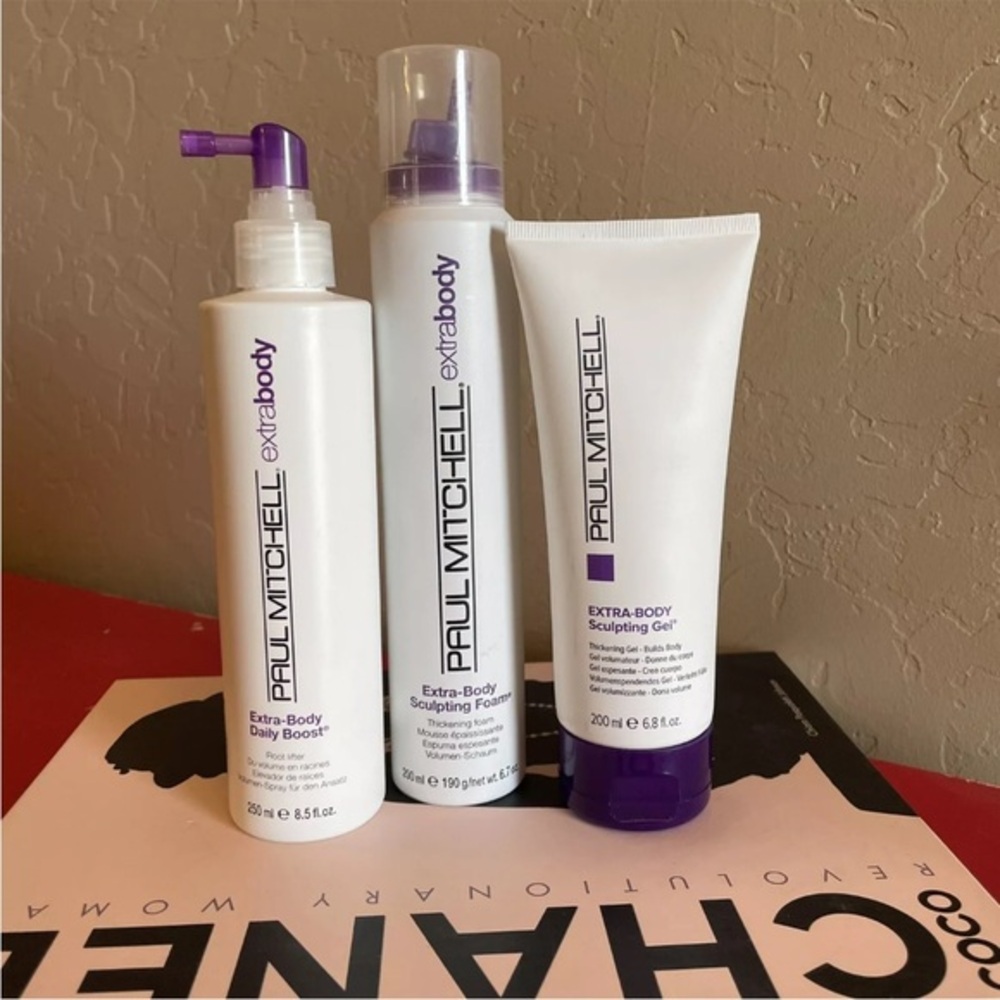 Paul Mitchell Extra Body Root Lifter, Sculpting Gel, And Sculpting Foam NEW